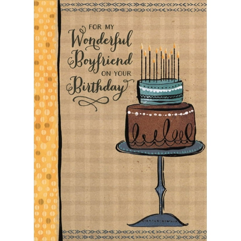 Card design for boyfriend cheap birthday