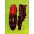thumbnail image 1 of Designer Greetings Brown Shoes with Gold Foil Trim Father's Day Card for Godfather, 1 of 2