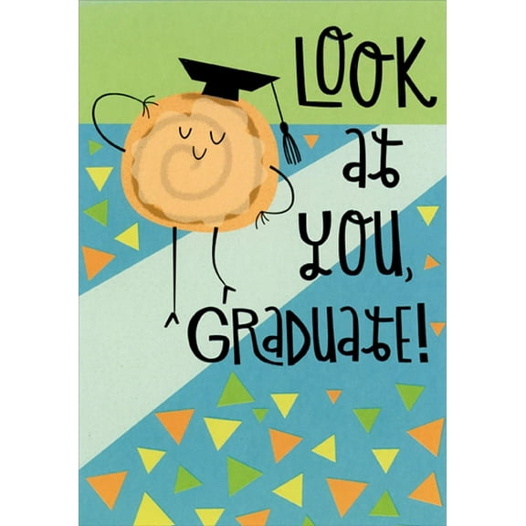 Designer Greetings Cinnamon Sweet Roll Graduation Congratulations Card for Teen : Teenage Girl