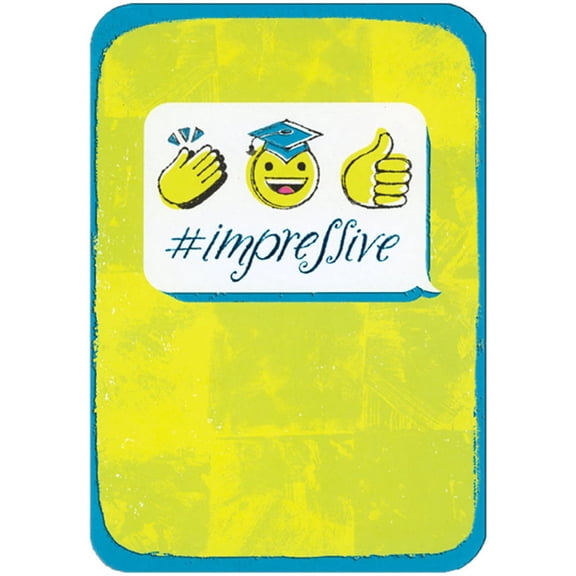 Designer Greetings Clapping Hands, Smiling Grad and Thumbs Up Icons Gift Card Holder Graduation Congratulations Card