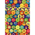 thumbnail image 1 of Designer Greetings Colorful Badges Scouting / Scouts Achievement Congratulations Card for Kids / Children, 1 of 2