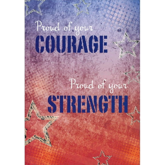 Designer Greetings Courage and Strength: Military Service Mother's Day Card