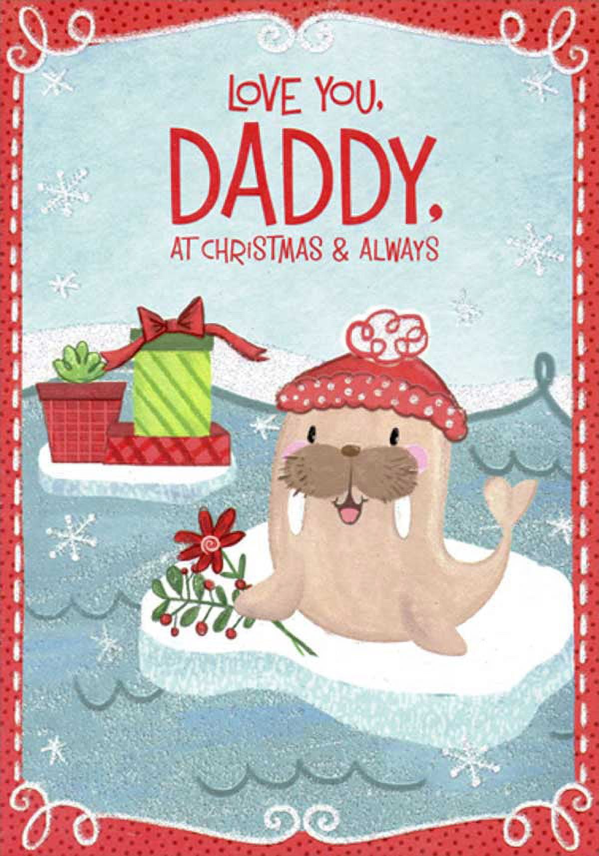 Funny Snowman Christmas Card For Grandson - Juvenile Blue Snow Globe Design With Cool Message - View #2