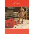 thumbnail image 1 of Designer Greetings Dog Eating Candy from Heart Shaped Box Humorous / Funny Photo Valentine's Day Card, 1 of 2