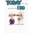 thumbnail image 1 of Designer Greetings Dog Groom and Bride Say I Do Funny / Humorous Wedding Congratulations Card, 1 of 2