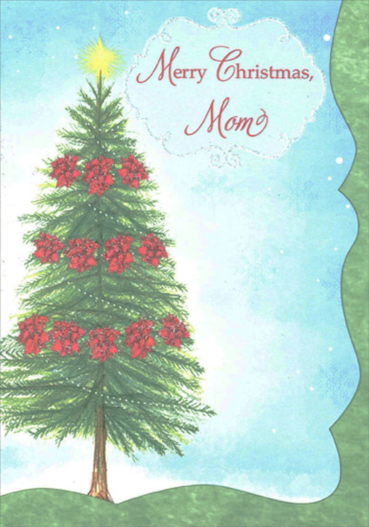 Christmas Card for Mom, Merry Christmas Mom Holiday Card