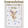 thumbnail image 1 of Designer Greetings Every Dog Has Its Day Funny / Humorous Die Cut Congratulations Card, 1 of 2