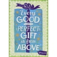 thumbnail image 1 of Designer Greetings Every Good and Perfect Gift: Purple Ribbon Religious Birthday Card, 1 of 2