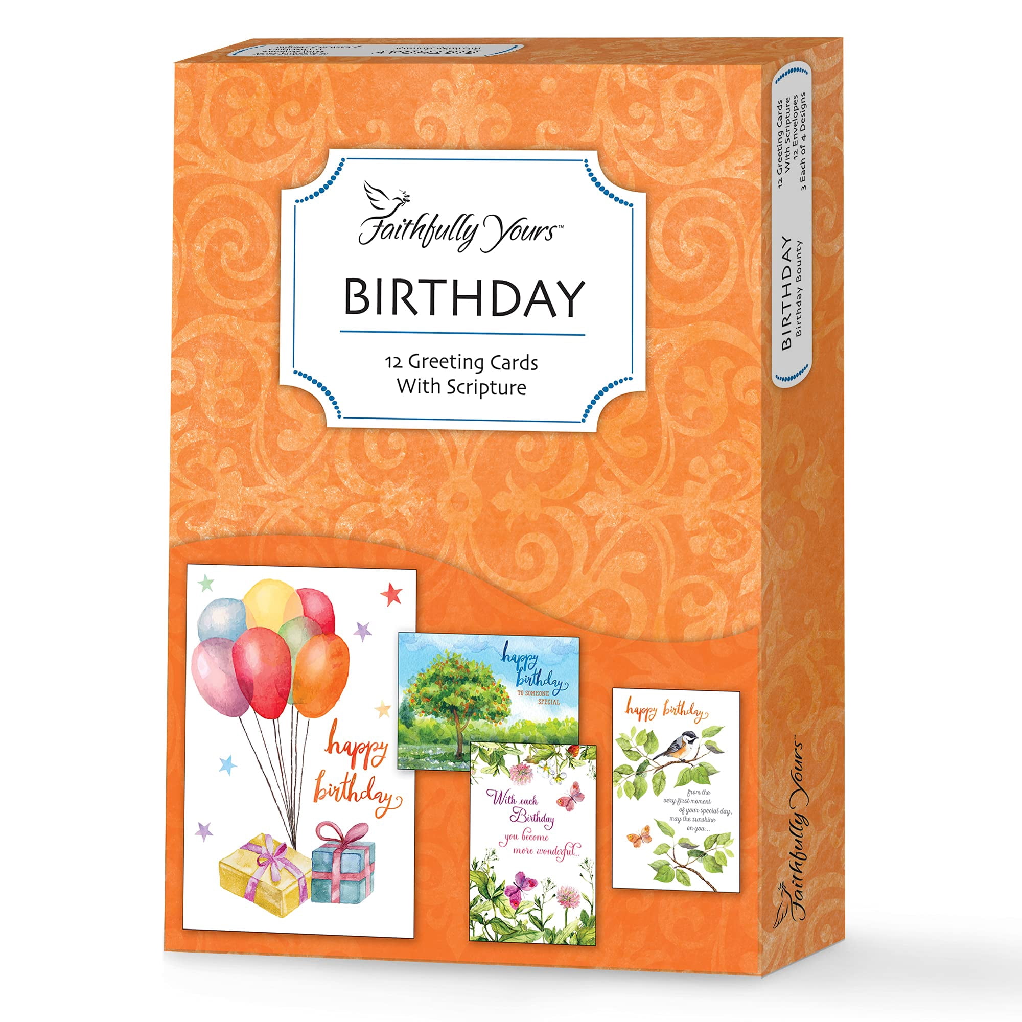 Faithful Finds 120 Pack Religious Christian Greeting Cards Bulk With Envelopes and 20 Inspirational Bible Verse Designs, 4x6 In