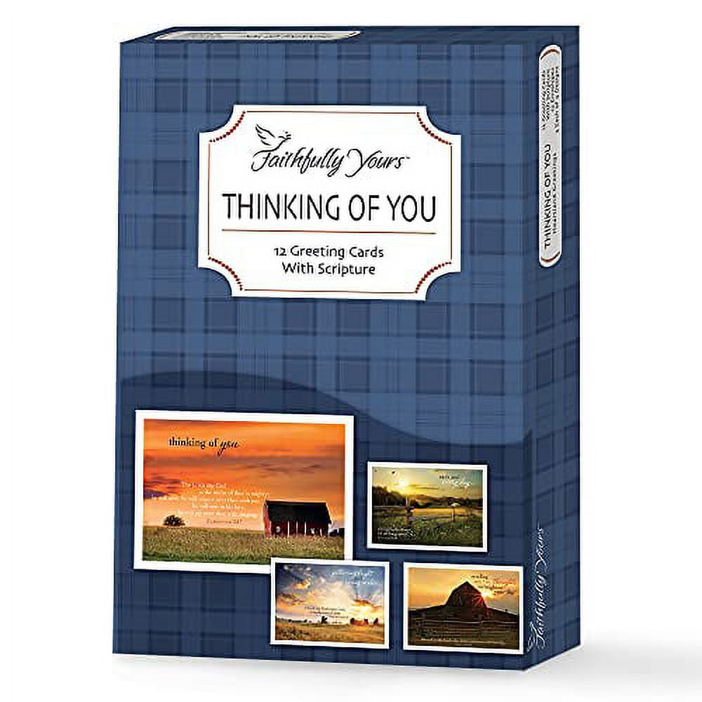Designer Greetings Faithfully Yours Inspirational Thinking of You Boxed