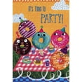 thumbnail image 1 of Designer Greetings Five Donuts with Party Hats Juvenile Birthday Card for Young Kid : Child, 1 of 2