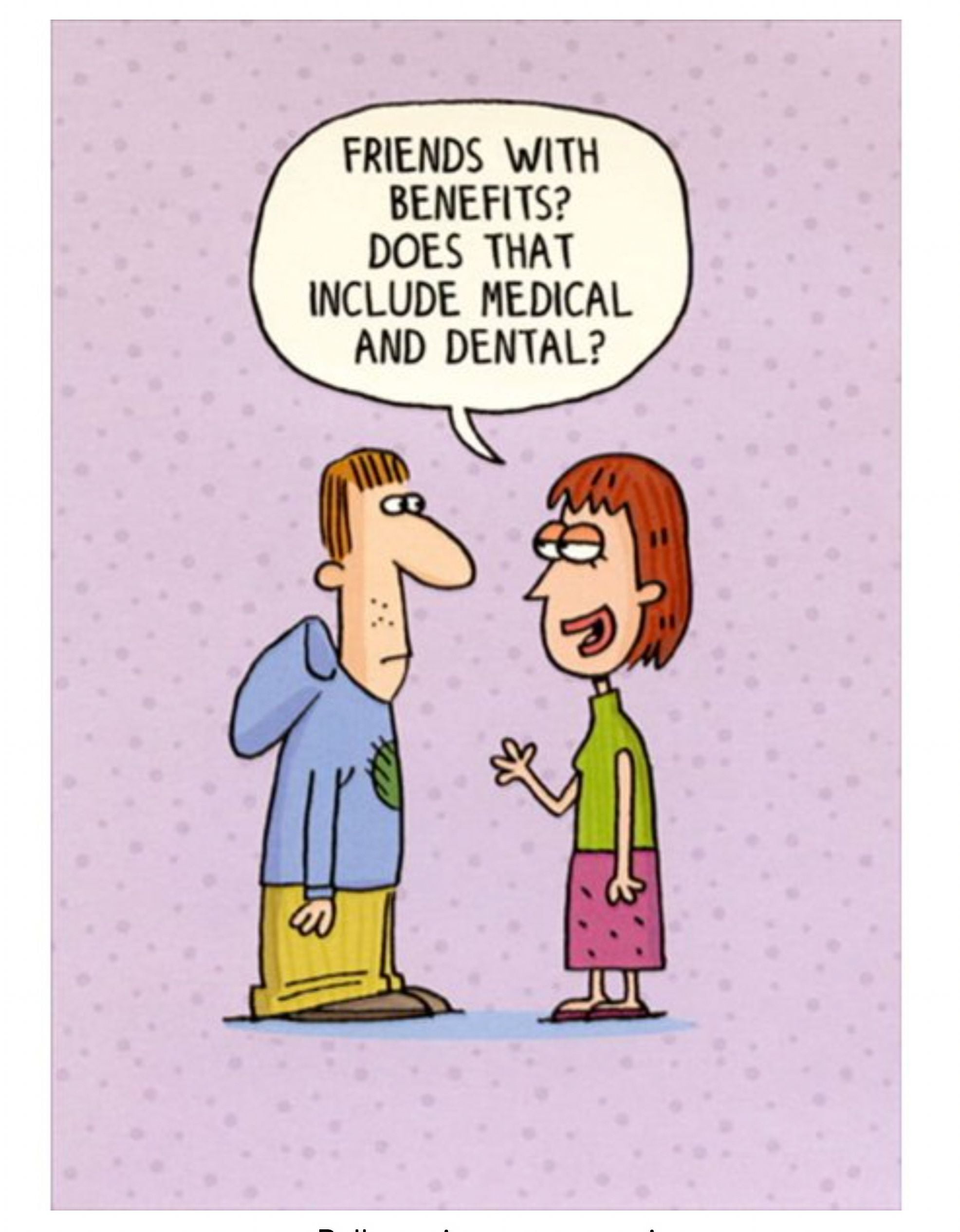 Designer Greetings Friends with Benefits Includes Medical Funny / Humorous  Romantic Card 