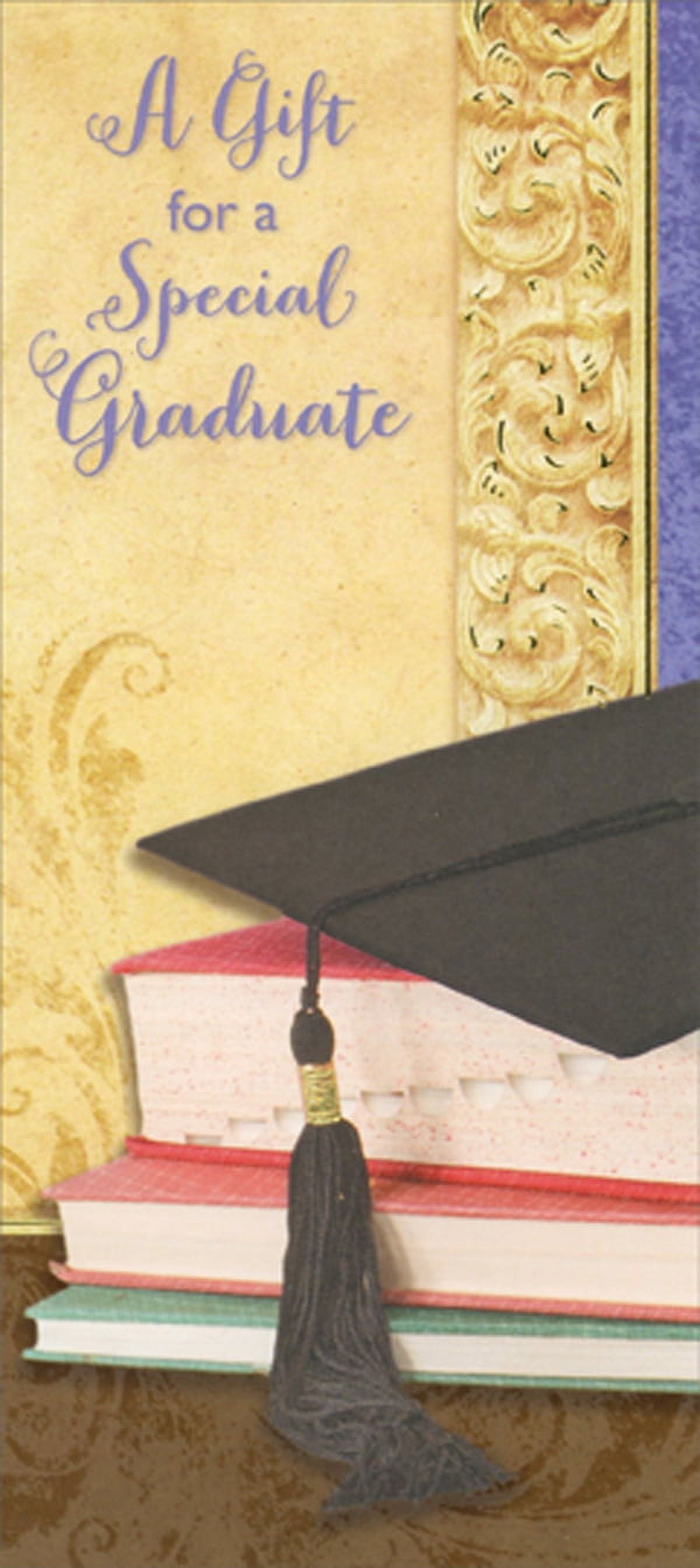 Designer Greetings Grad Cap and Tassel : Stack of 3 Books Money Holder ...