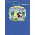 thumbnail image 1 of Designer Greetings Graduate in Rocking Chair on Porch Funny / Humorous Graduation Congratulations Card, 1 of 2
