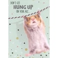 thumbnail image 1 of Designer Greetings Hamster Holding Onto String : Hung Up On Age Funny / Humorous Birthday Card, 1 of 2