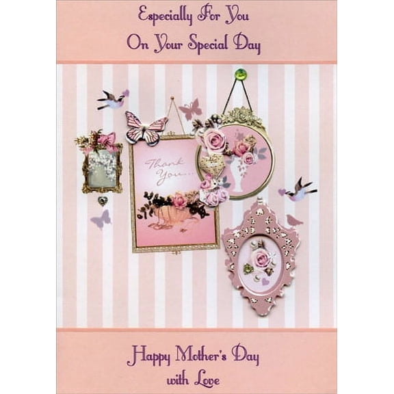 Designer Greetings Hanging Frames with Gems Handmade: Especially For You Designer Boutique Mother's Day Card