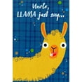 thumbnail image 1 of Designer Greetings Heavy Cardstock Llama Just Say Father's Day Card, Gold Foil, 1 of 2