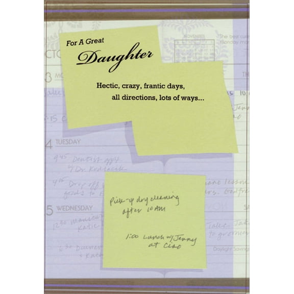 Designer Greetings Hectic, Crazy, Frantic : Daughter Birthday Card from Both of Us