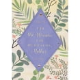 thumbnail image 1 of Designer Greetings I Am the Woman I Am Because of You 3D Diamond Shaped Purple Banner with Gems on Green Vines Hand Decorated Mother's Day Card from Daughter, 1 of 2
