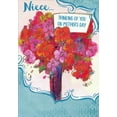 thumbnail image 1 of Designer Greetings Large Gold Trim Bouquet Mother's Day Card for Niece, 1 of 2