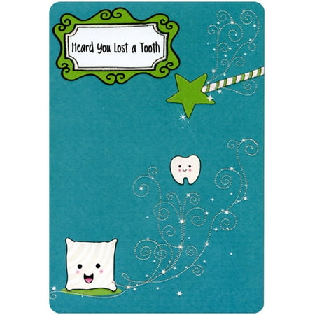 Designer Greetings Lost Tooth Certification from Tooth Fairy Congratulations Card for Kids / Children