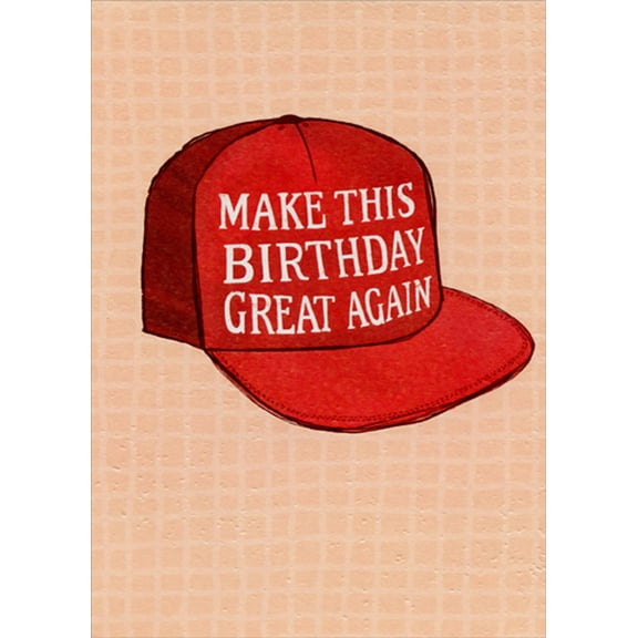 Designer Greetings Make This Birthday Great Again Funny / Humorous Donald Trump Birthday Card