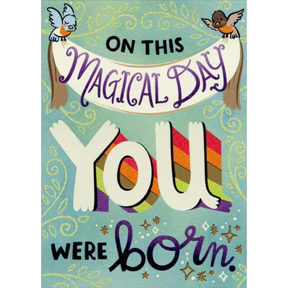 Designer Greetings On This Magical Day Funny / Humorous Birthday Card