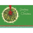 thumbnail image 1 of Designer Greetings Red Bow on Plant Christmas Card (1 card/1 envelope), 1 of 2