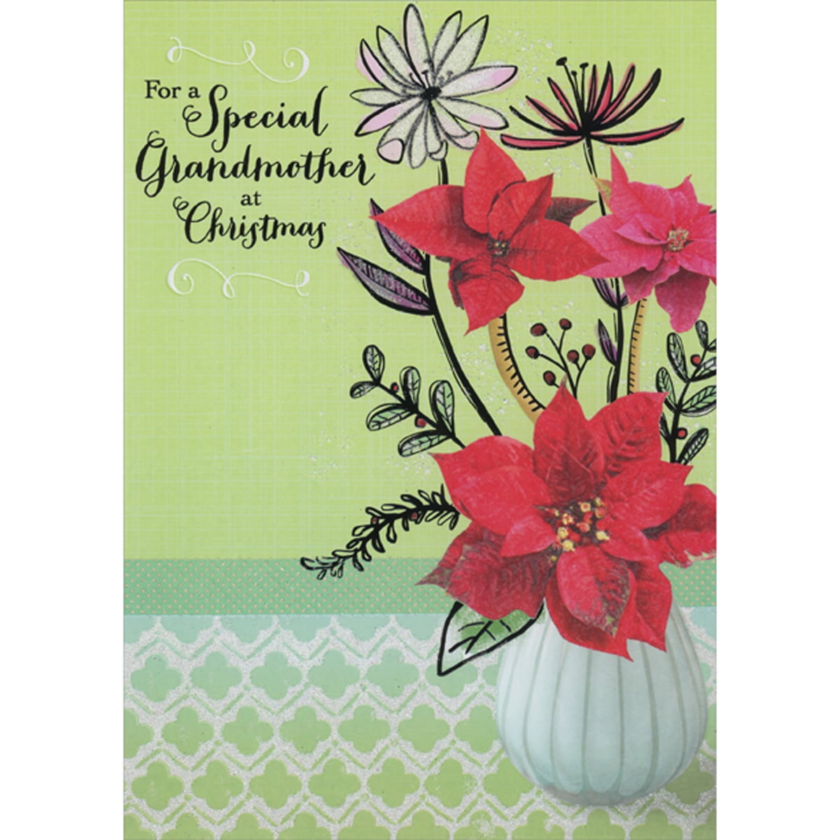 UK Greetings Carte De Noël Pour Grand-mère - Motif Rouge-gorge