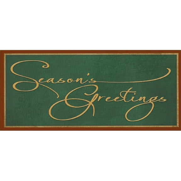 Designer Greetings Seasons Greetings Script Money Holder Christmas Money & Gift Card Holder (1 card/1 envelope)