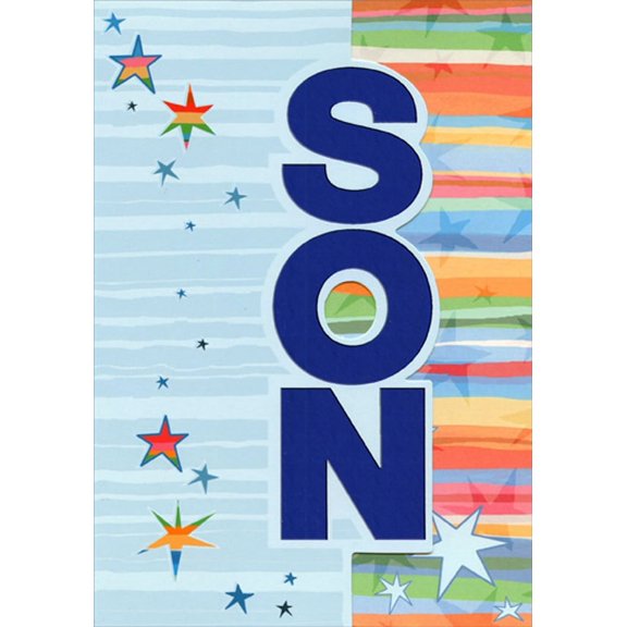 Designer Greetings Short Fold Greeting Cards, 7.50 x 5.25 x 0.06 In, Heavy Cardstock, Blue