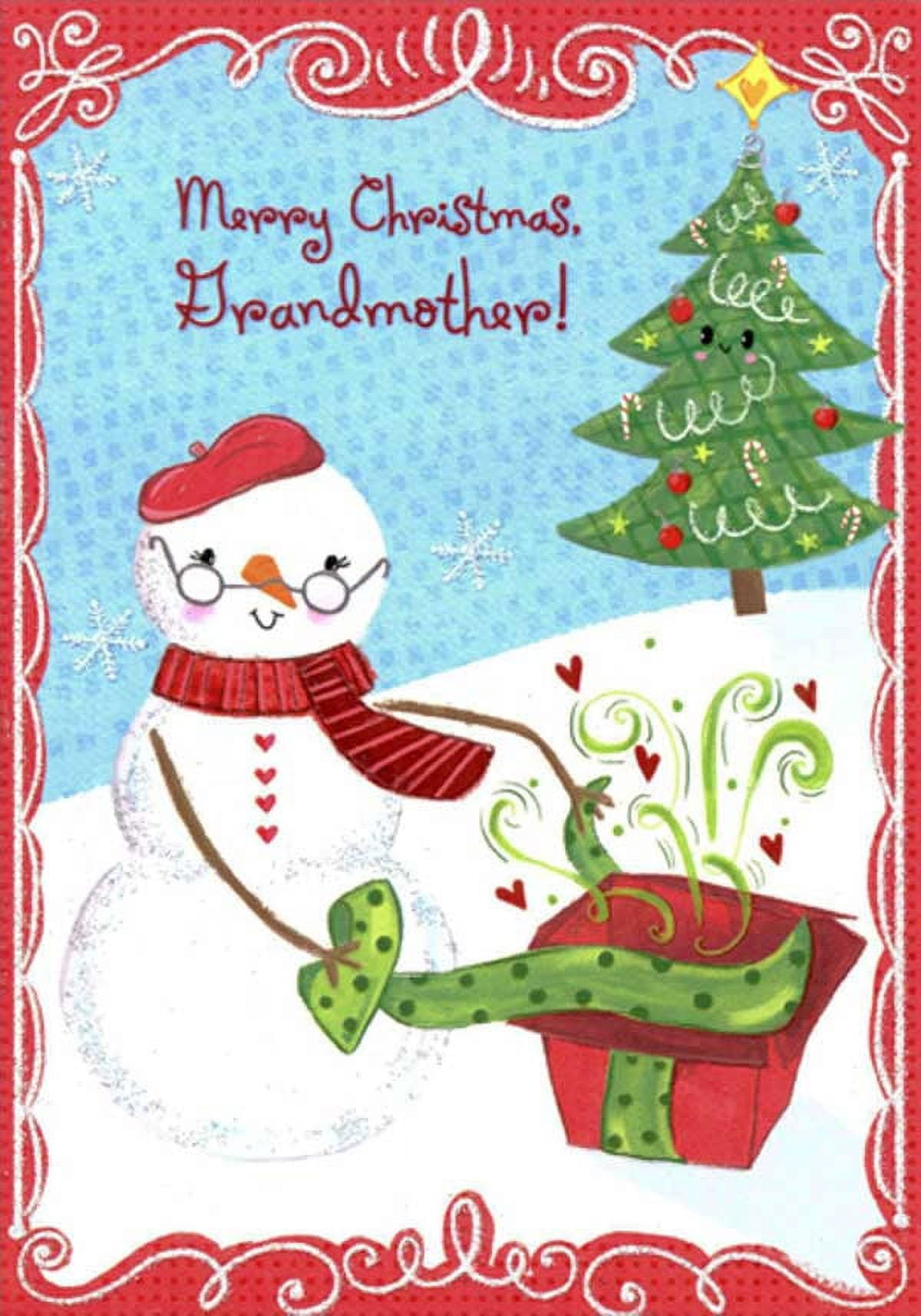 Snow Sparkle Gift Christmas Card, 307658