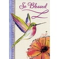 thumbnail image 1 of Designer Greetings So Blessed Hummingbird Religious Easter Card, 1 of 2