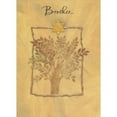 thumbnail image 1 of Designer Greetings Star of David, Shimmering Tree Inside Thin Brown Embossed Frame Hanukkah Card for Brother, 1 of 2