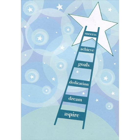 Designer Greetings Success, Achieve, Goals New Venture Congratulations Card