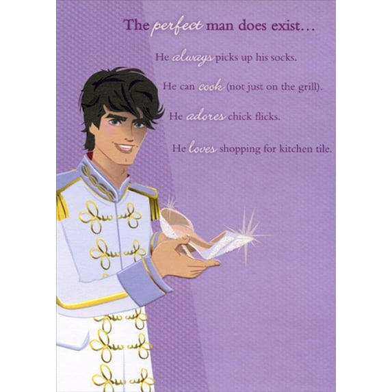Designer Greetings The Perfect Man Does Exist Funny : Humorous Feminine Birthday Card for Her : Woman : Women