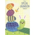 thumbnail image 1 of Designer Greetings Turtle Wearing Square Framed Glasses While Balancing 3 Eggs on Shell Juvenile Easter Card for Young Grandson, 1 of 2