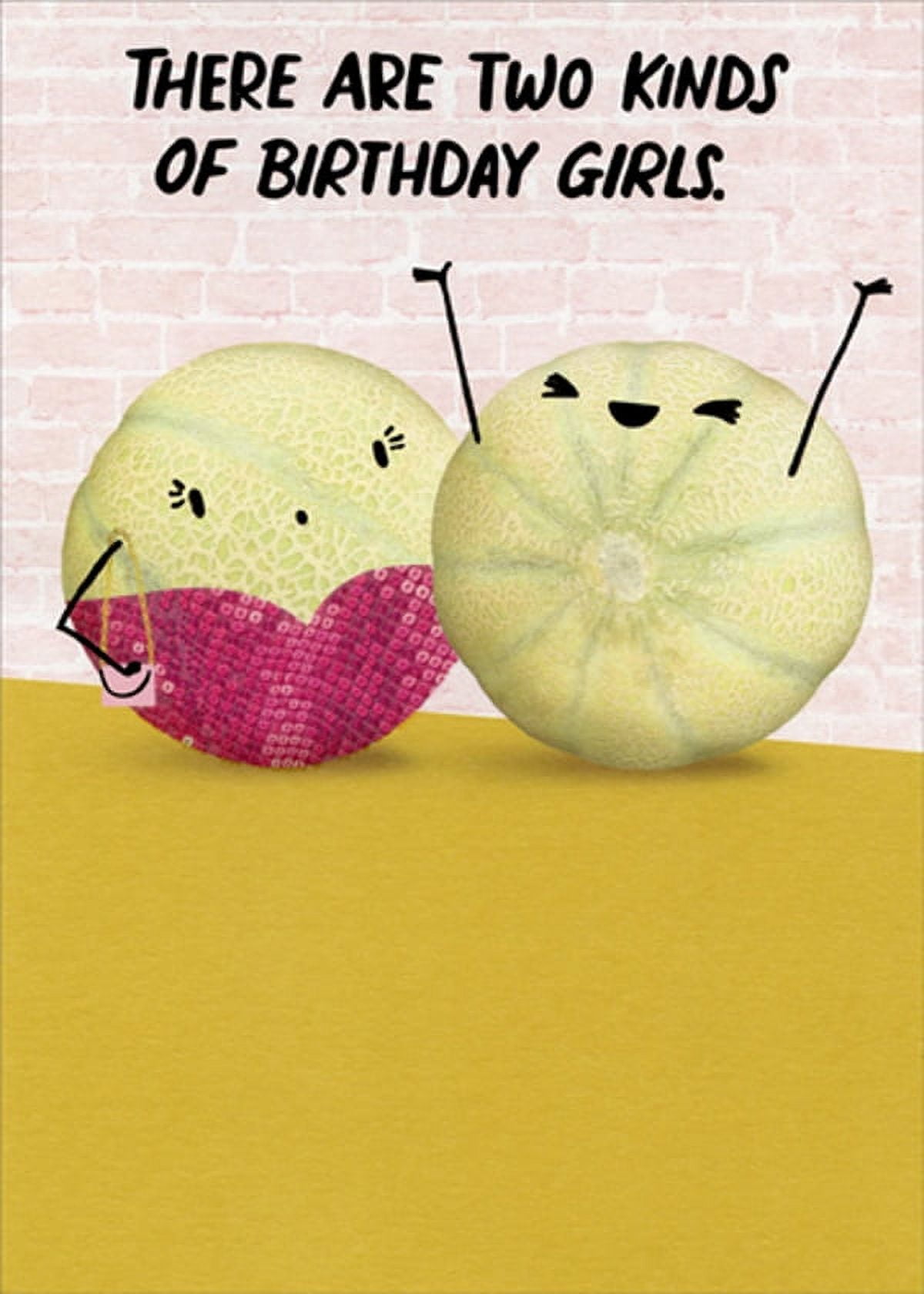 Designer Greetings Two Kinds of Birthday Girls Funny / Humorous Risque