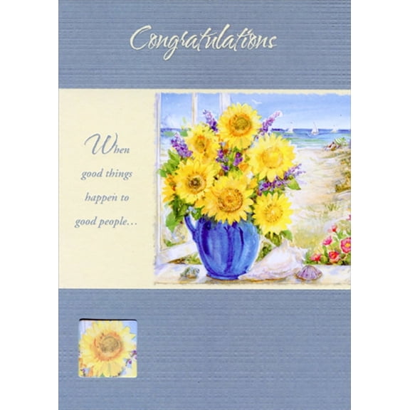 Designer Greetings When Good Things Happen to Good People Congratulations Card