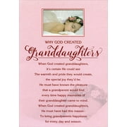 Designer Greetings Why God Created Granddaughters Religious Birthday Card for Granddaughter