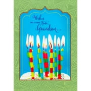 Designer Greetings Wishes Do Come True Candles Grandson Birthday Card