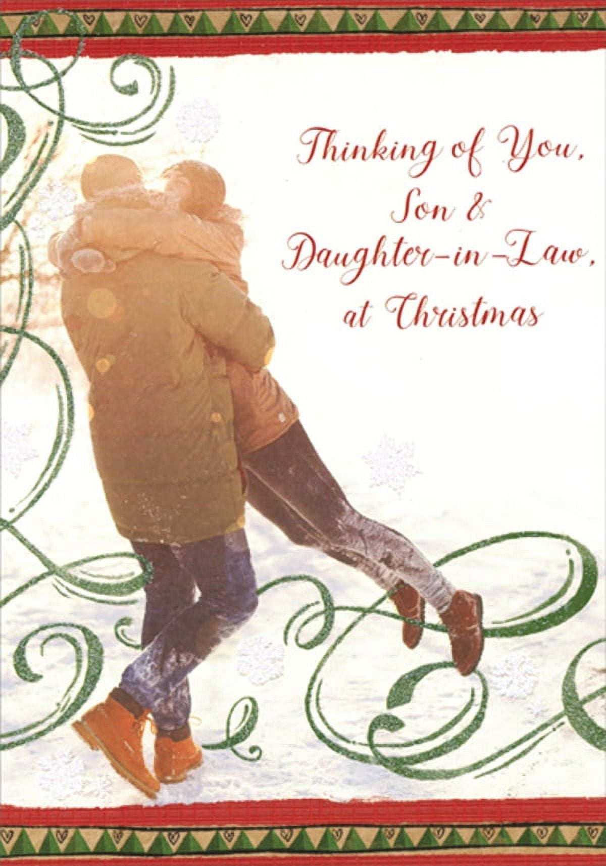 Designer Greetings Valentine's Day Card For Daughter-in-Law - Gold Foil, Embossed, 5.75x8 Inches