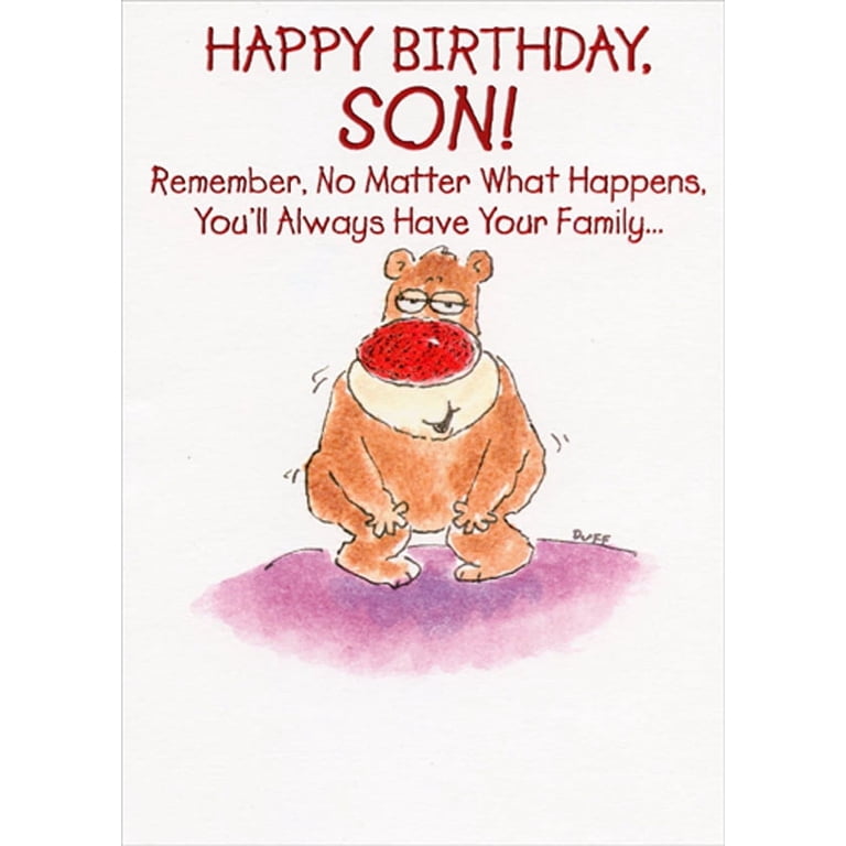Funny Birthday Wishes For Son — free download