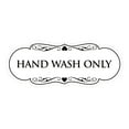 thumbnail image 1 of Designer Hand Wash Only Sign(White) - Small, 1 of 6