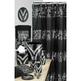 Designer Home 13 Piece Full Bath Accessories Includes Curtain, Towel