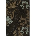 thumbnail image 1 of Designer Home Angles Area Rug 510-21166 Orleans Smoke Blue Damask Leaves 5' 3" x 7' 6" Rectangle, 1 of 1