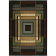 thumbnail image 1 of Designer Home Angles Area Rug 510-25066 Ambience Blue Panels Blocks 2' 7" x 4' 2" Rectangle, 1 of 1