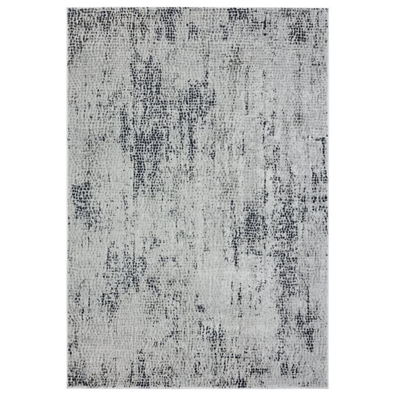 Designer Home Aviona Area Rug 2610 20372 Benidict Grey Streaks Lines 12' 6" x 15' Rectangle