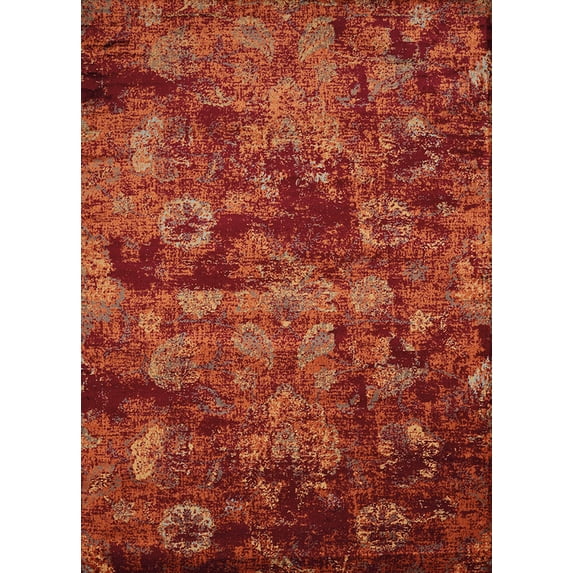 Designer Home Delos Area Rug 3001-00136 Via Vicosa Crimson 7' 10" x 10' 6" Rectangle