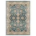 thumbnail image 1 of Designer Home Livonia Area Rug 3801 30262 Bey Cerulean Bordered Scrolls 2' 7" x 7' 2" Rectangle, 1 of 2